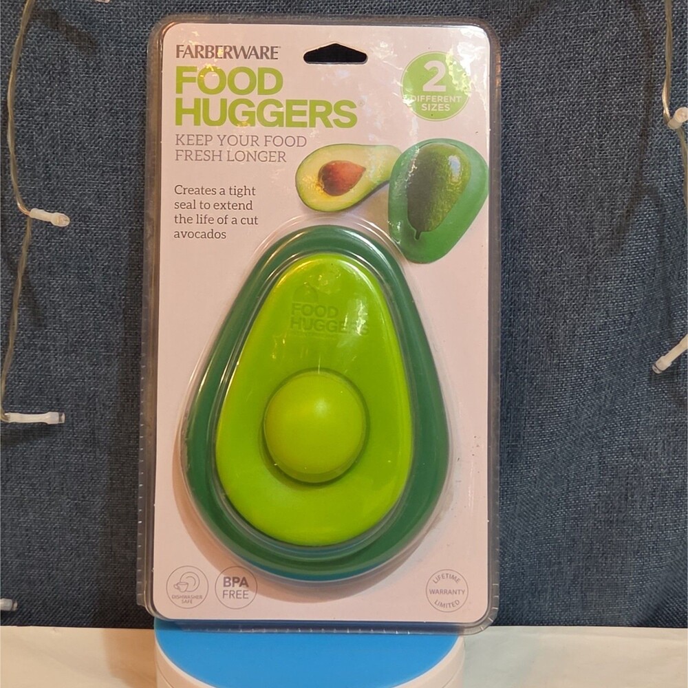 Farberware Food Huggers Silicone Avocado Saver 2-Pack BPA-Free - Picture 6 of 16